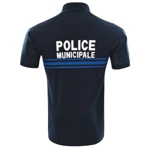 Polo Police Municipale Operator ADN Tactical Bleu Marine