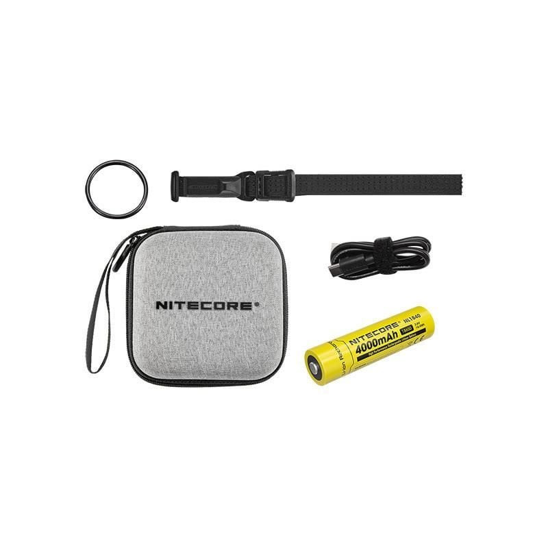 Lampe frontale rechargeable HC60 UHE Nitecore 1600 Lumens en packshot
