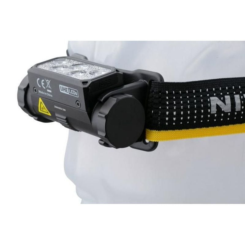 Lampe frontale rechargeable HC60 UHE Nitecore 1600 Lumens - vue détaillée