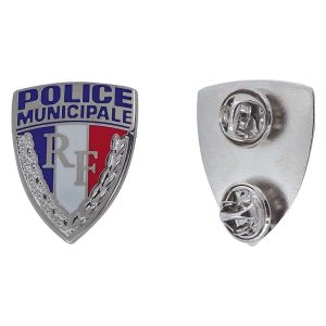 Insigne métallique Police Municipale Patrol pour calot