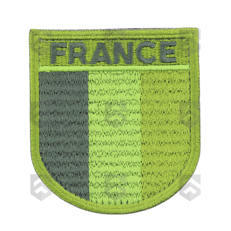 Ecusson France Tricolore Basse Vision Brodé FDO