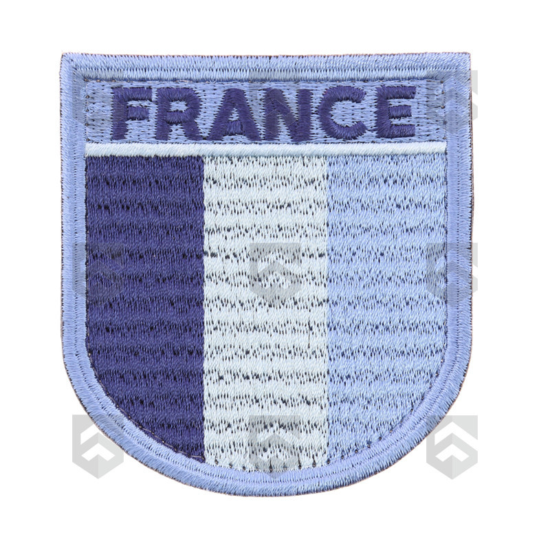 Ecusson France Tricolore Basse Vision Brodé FDO
