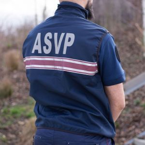 Gilet Softshell ASVP Bodywarmer Callens Bleu Marine