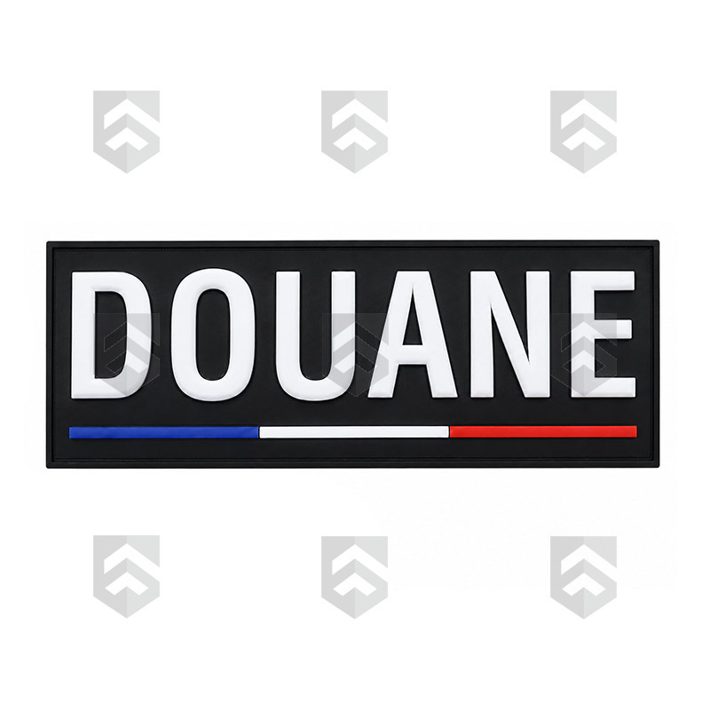 Bande Gomme 3D Douane 10 x 28 cm Liseré Tricolore