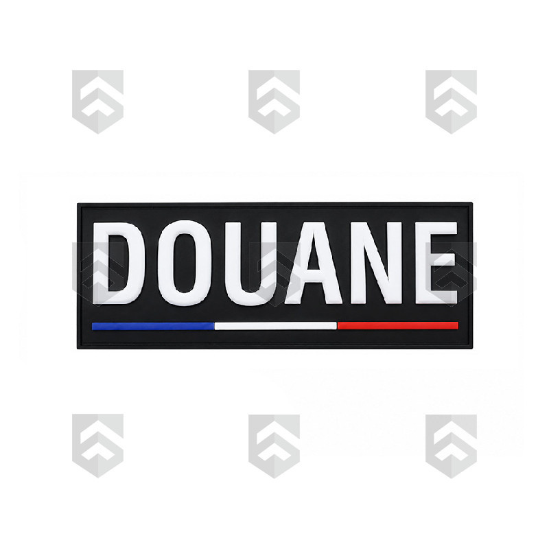 Bande Gomme 3D Douane 3 x 10 cm Liseré Tricolore