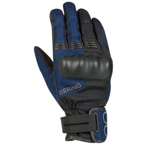 Gants de moto Cuir PROFIL Bering Bleu/Noir
