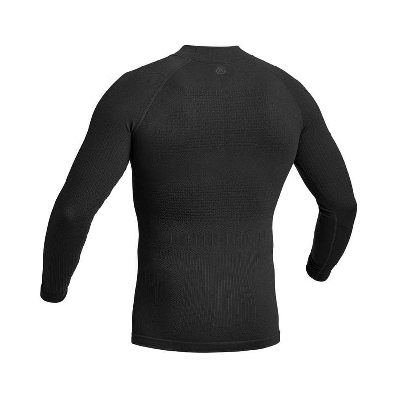 Packshot du T-Shirt ML Thermo Performer 380 g/m² Gen 2 A10 Equipment, haut technique noir.