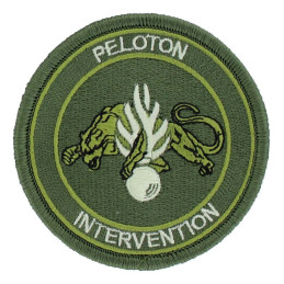Ecussons de Spécialités Peloton Intervention Brodés