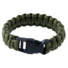 Bracelet de survie Paracorde 550 type III 2,3 cm Olive