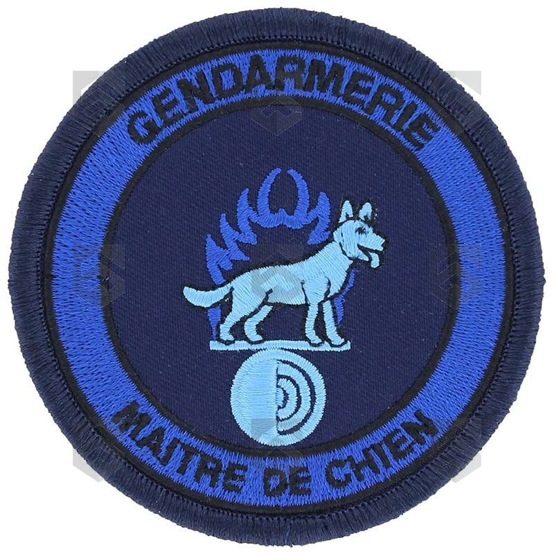 Ecussons de Spécialités Basse Visibilité Maître Chien Gendarmerie Brodés