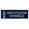 Bande rétroréfléchissante plastifiée Identification Criminelle 10 x 30 cm