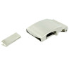 Boucle de ceinture argent pour sangle de 32mm
