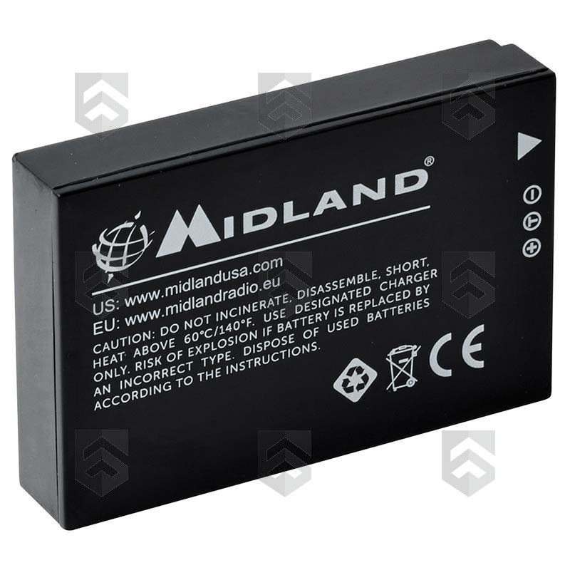 Batterie 1700 mAh Li-Ion Rechargeable pour Camera XTC 400 Midland