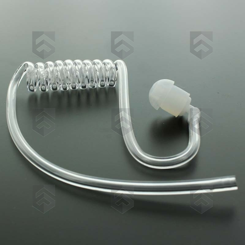 Tube acoustique emboitable de rechange en silicone transparent