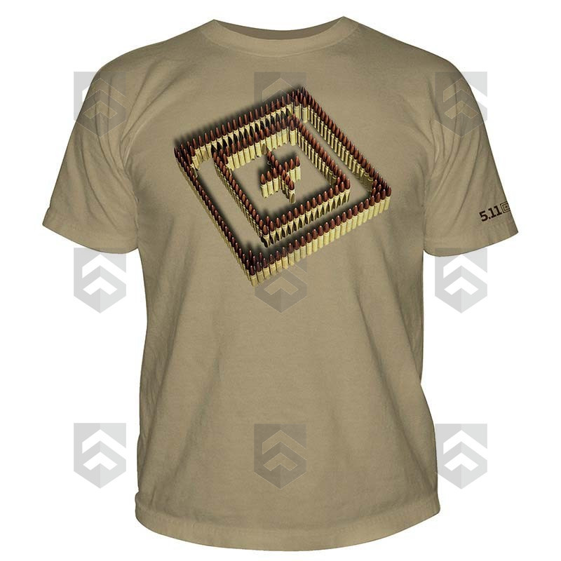 T-shirt manches courtes Firing Line 5.11 Coyote