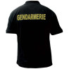 Polo Gendarmerie Mobile Noir Imprimé