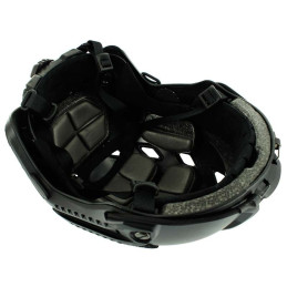 Casque US FAST Parachutiste Noir