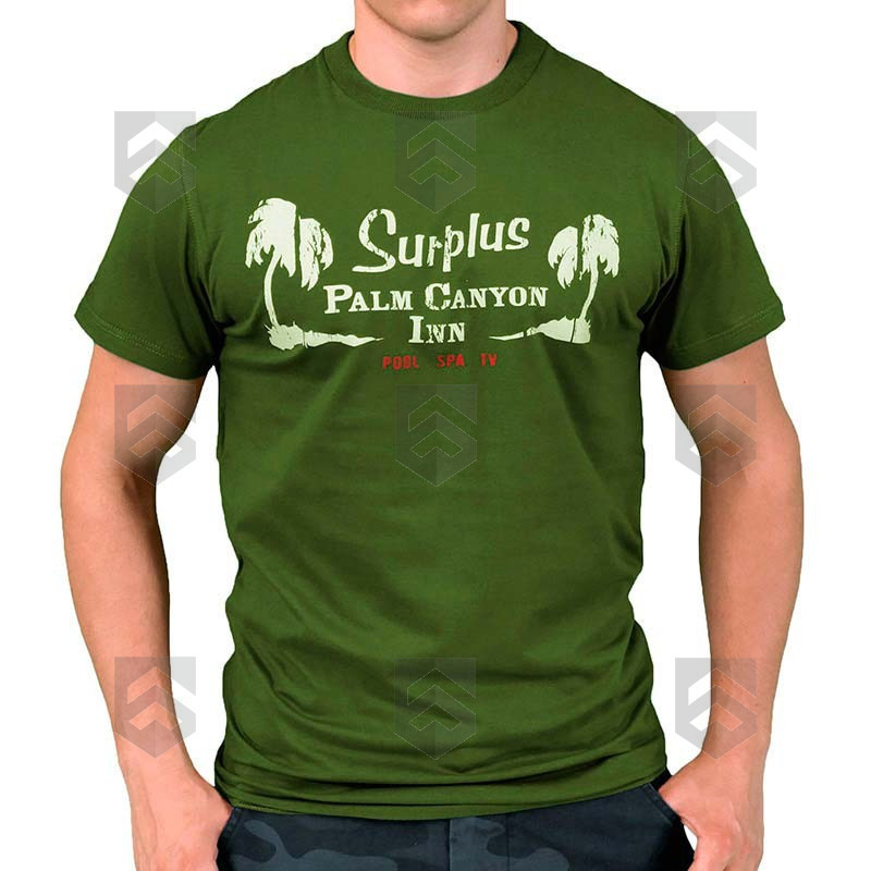 T-shirt manches courtes Palm Tee Vert Surplus Raw Vintage