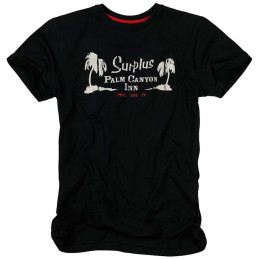 T-shirt manches courtes Palm Tee Noir Surplus Raw Vintage