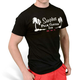 T-shirt manches courtes Palm Tee Noir Surplus Raw Vintage