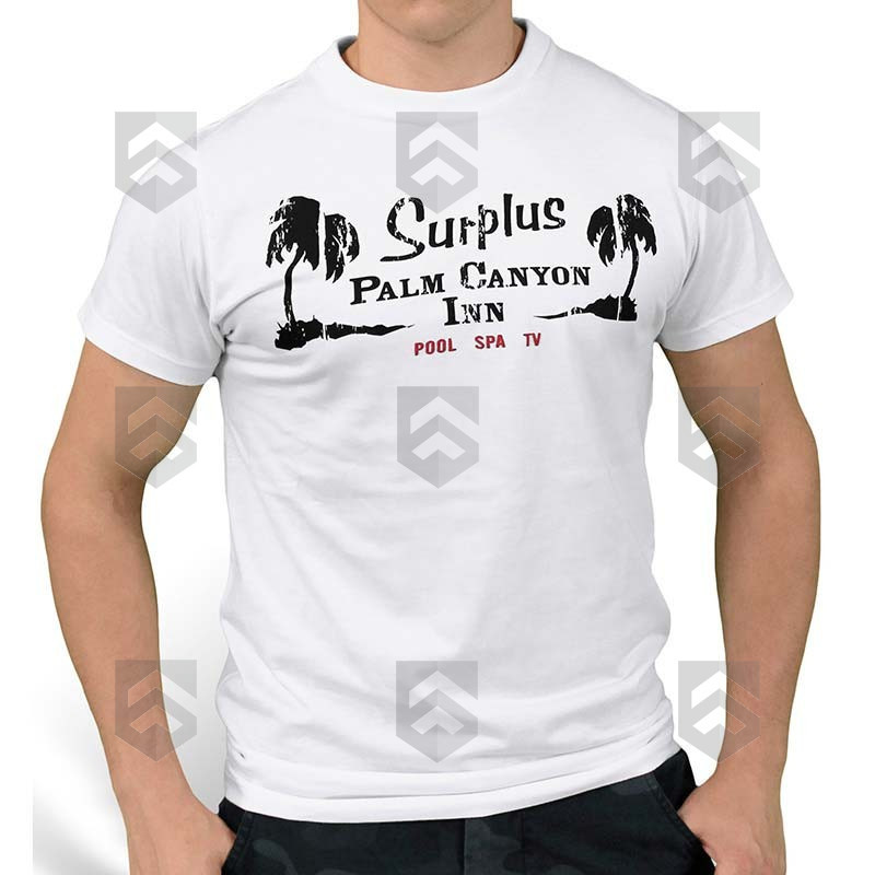T-shirt manches courtes Palm Tee Blanc Surplus Raw Vintage