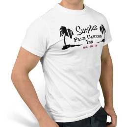 T-shirt manches courtes Palm Tee Blanc Surplus Raw Vintage