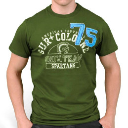 T-shirt manches courtes Spartans Vert Surplus Raw Vintage