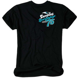 T-shirt manches courtes Surfer Noir Surplus Raw Vintage