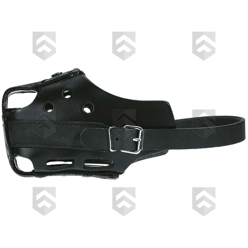 Muselière En Cuir Pour Chien Berger Allemand/Malinois - Protection Pour Mâchonnement Et Toilettage - 6