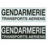 Bande rétroréfléchissante Transports Aériens 3 x 10 cm