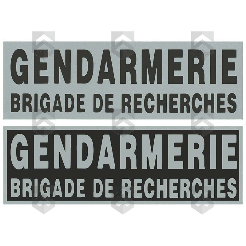 Bande rétroréfléchissante Brigade de Recherches 10 x 30 cm