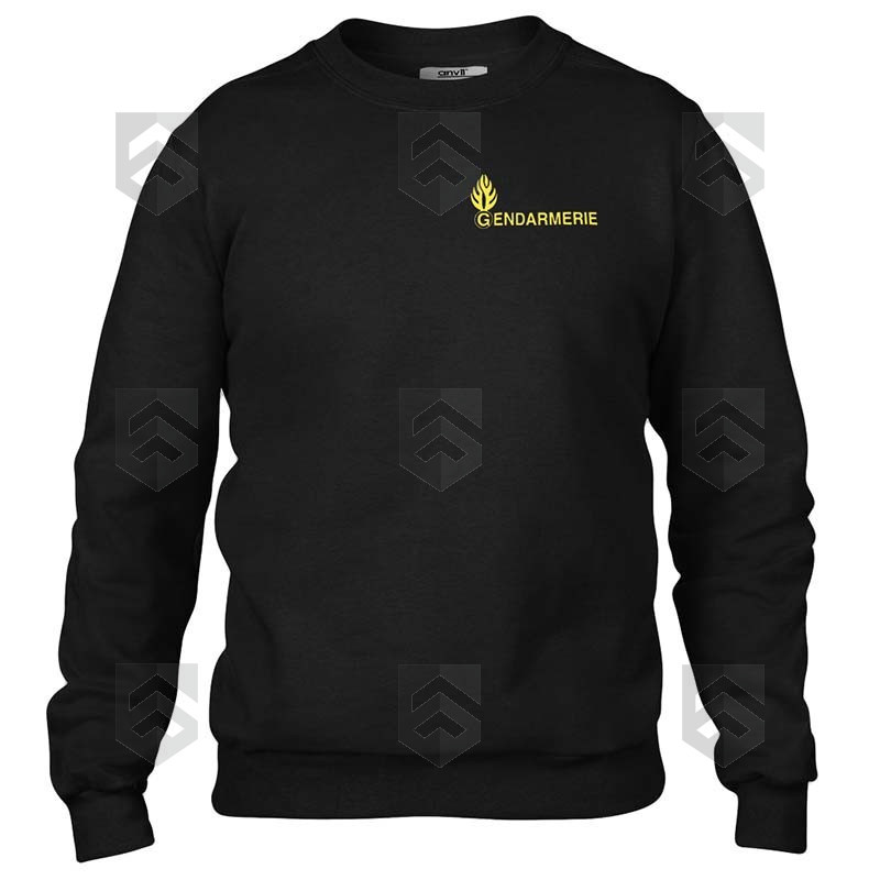 Sweat Gendarmerie Mobile Noir