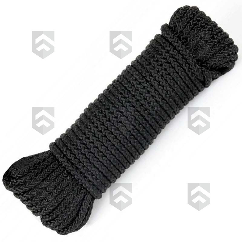 Corde para 15 mètres Noir de 5 mm de diamètre