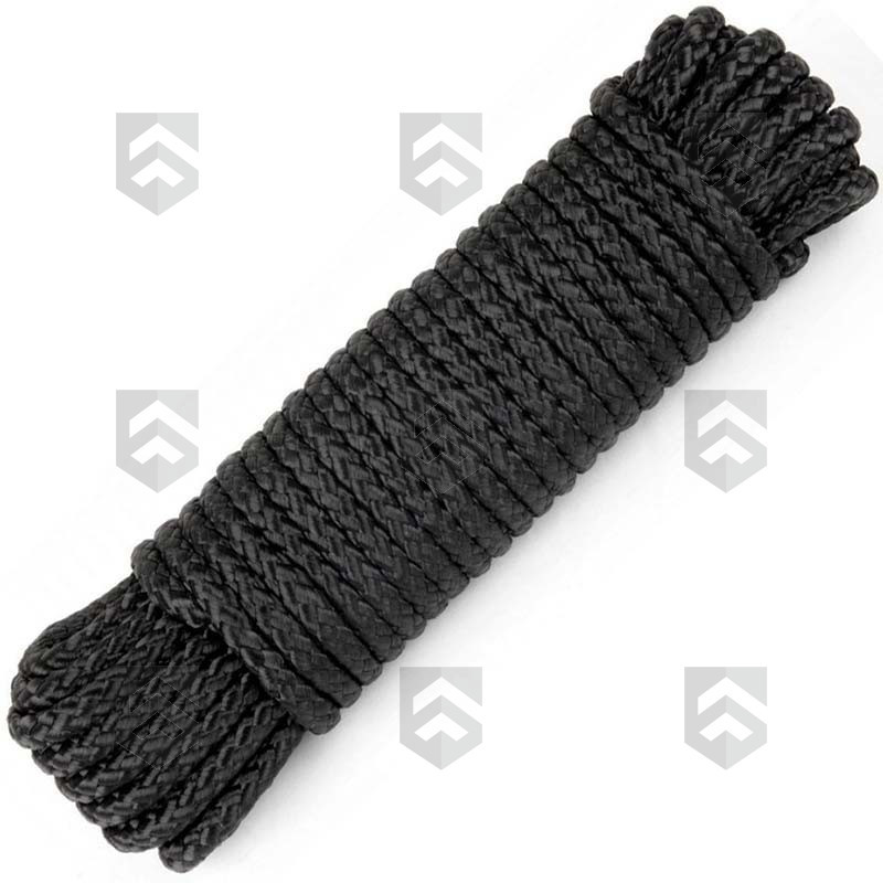Corde para 15 mètres Noir de 9 mm de diamètre