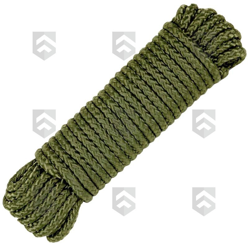 Corde para 15 mètres Vert OD de 9 mm de diamètre