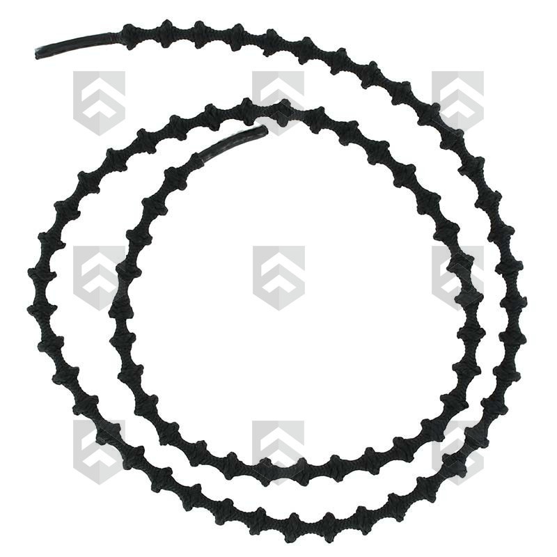 Paire de lacets X300 XTENEX Noir pour chaussures de sport