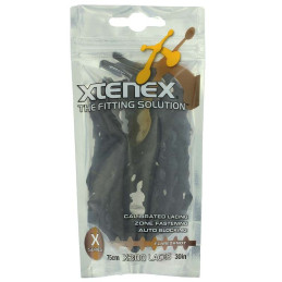 Paire de lacets X300 XTENEX Noir pour chaussures de sport
