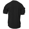 T-shirt US manches courtes Noir avec Poches sur Manches