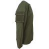 T-shirt US manches longues Vert O.D. avec Poches sur Manches