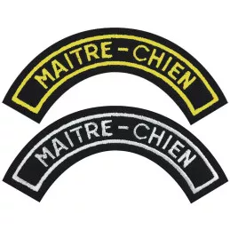 Écusson demi-lune Maître-Chien