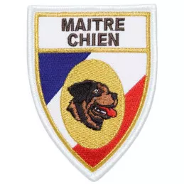 Ecusson Maître-Chien Rottweiler Brodé