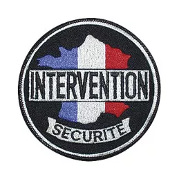 Ecusson rond INTERVENTION