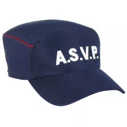 Casquette Brodée ASVP 3 pans avec liseré