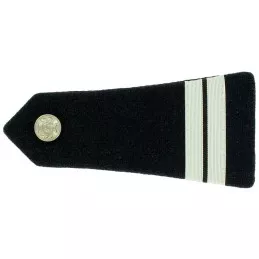 Pattes d'Epaules Police Nationale sur Drap Marine avec Bouton