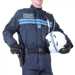 Veste Moto Hiver Police Municipale avec Coques de Protection