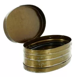 Boîte de graisse Lebel en fer blanc de la Première et Seconde Guerre Mondiale Ar
