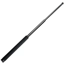 Bâton de défense télescopique Acier Spécial Renforcé Manche en Mousse 66 cm + étui