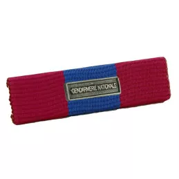 Barrette Dixmude Défense Nationale Bronze + Agrafe de Campagne Réduction