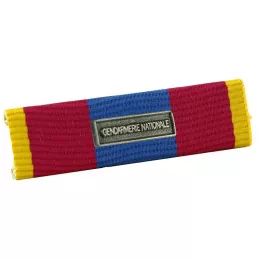 Barrette Dixmude Défense Nationale Or + Agrafe de Campagne Réduction