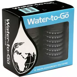 Lot de 2 Cartouches Filtrantes Water-To-Go Outdoor
